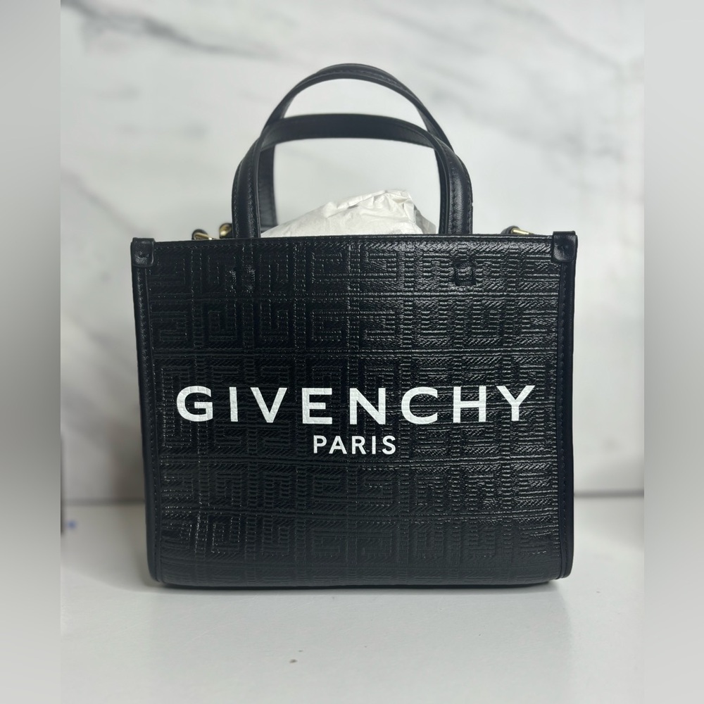 Black Embossed Givenchy Mini G Tote ( NWT)